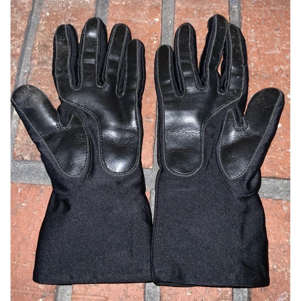 Womens Black Nylon Thinsulate‎ Gloves One Size Fits All